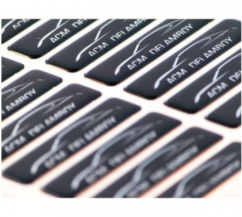 Doming stickers