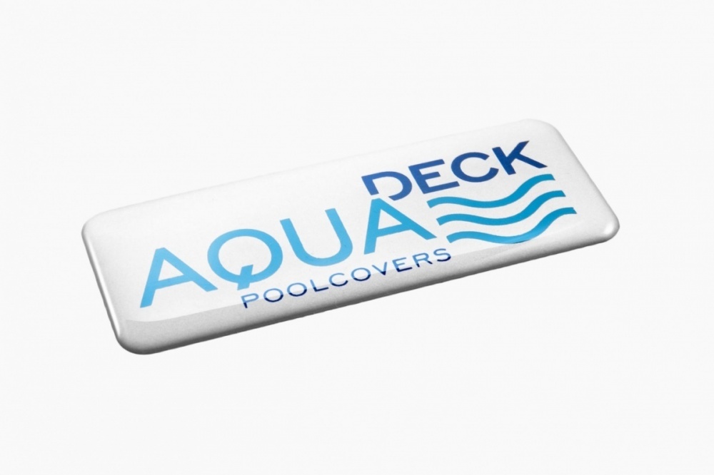 aquadeck doming sticker