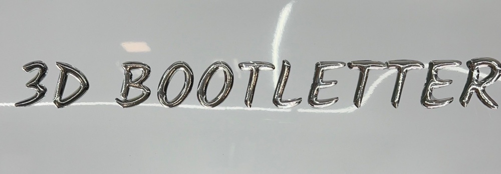 3D bootletters bestellen bij CombiFlex