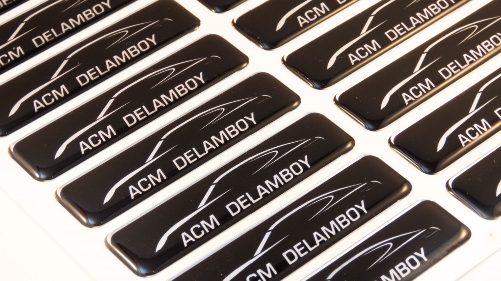 Impressie 3D stickers - ACM Delamboy
