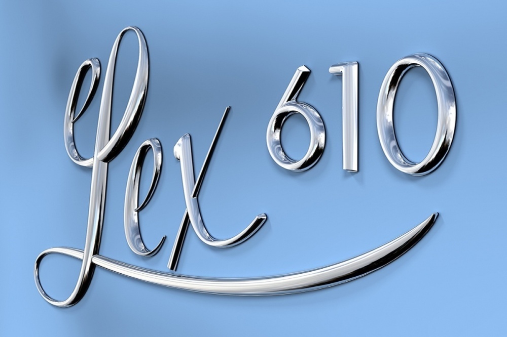Lex 610 automotive sticker