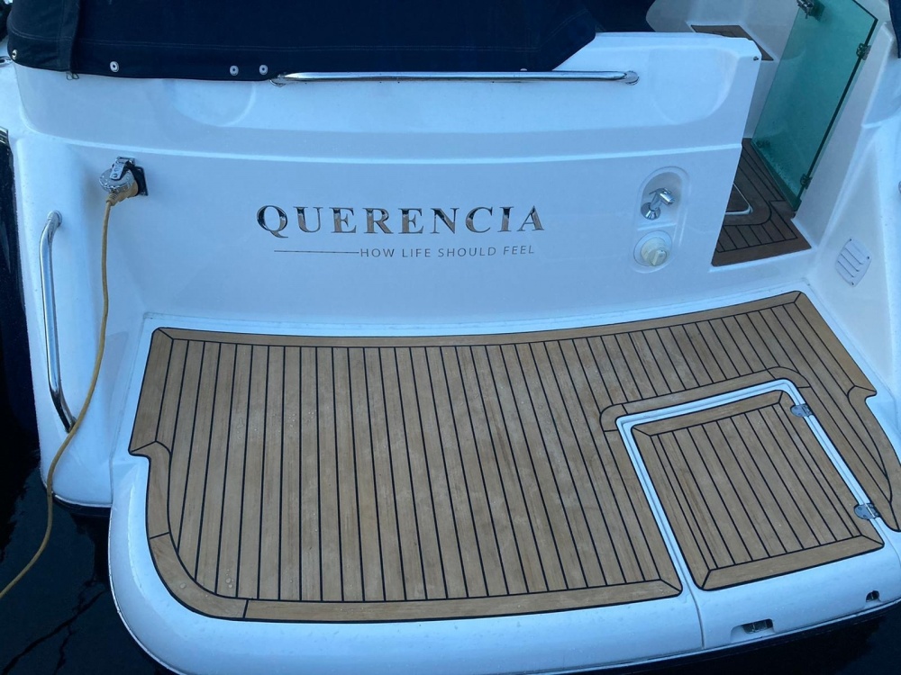 Impressie van eindresultaat epoxy bootletters