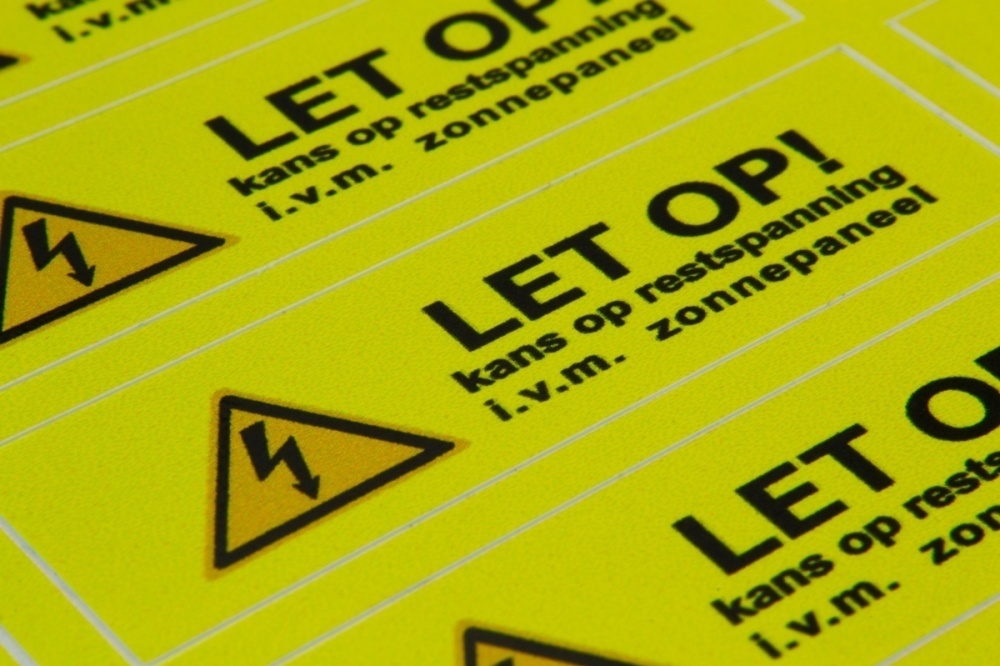 Veiligheidsstickers