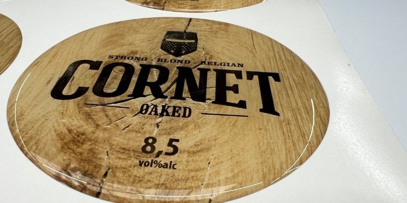 Doming stickers in houtlook