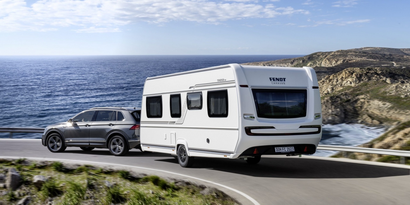 De perfecte outdoor doming stickers voor Fendt caravanleveranciers 