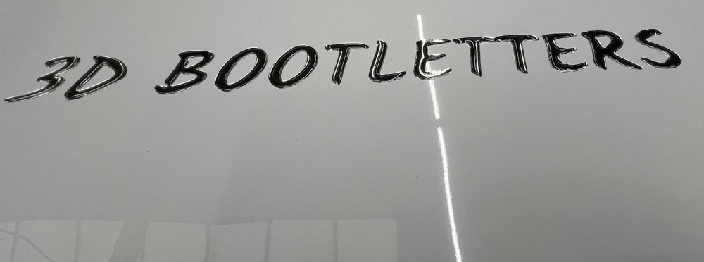 3D bootletters